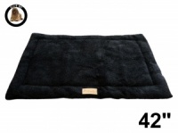 Ellie-Bo Black Sherpa Fleece Cage Mat to fit Ellie-Bo 42 inch Dog Cage